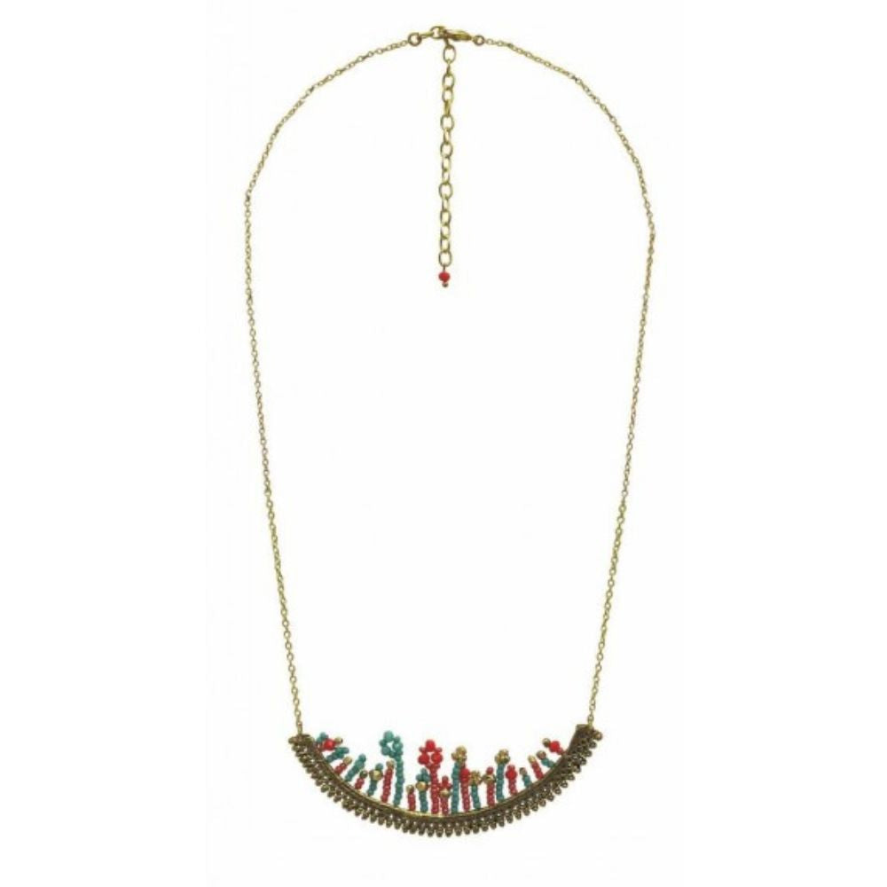 Collar bolitas Jardi. India