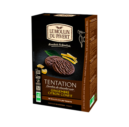 Galletas con jengibre y limón confitado bio de Comercio Justo