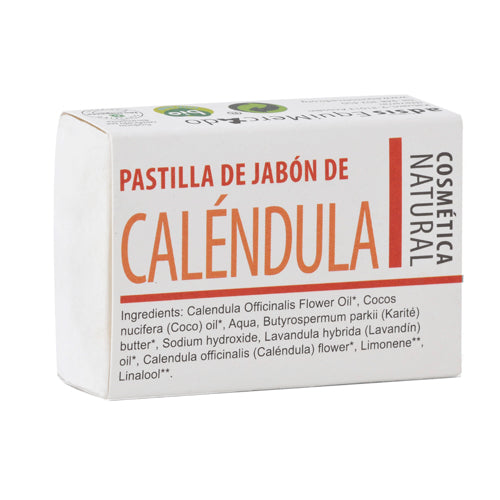 Jabón natural Caléndula BIO y de Comercio Justo