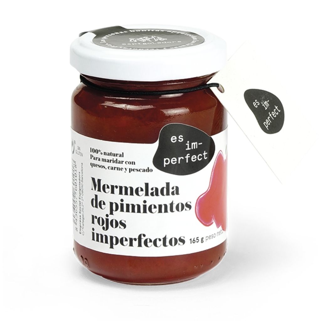 Mermelada de pimientos rojos imperfectos. Elaborada por la cooperativa Espigoladors