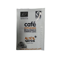 Sobre monodosis café liofilizado BIO de comercio Justo
