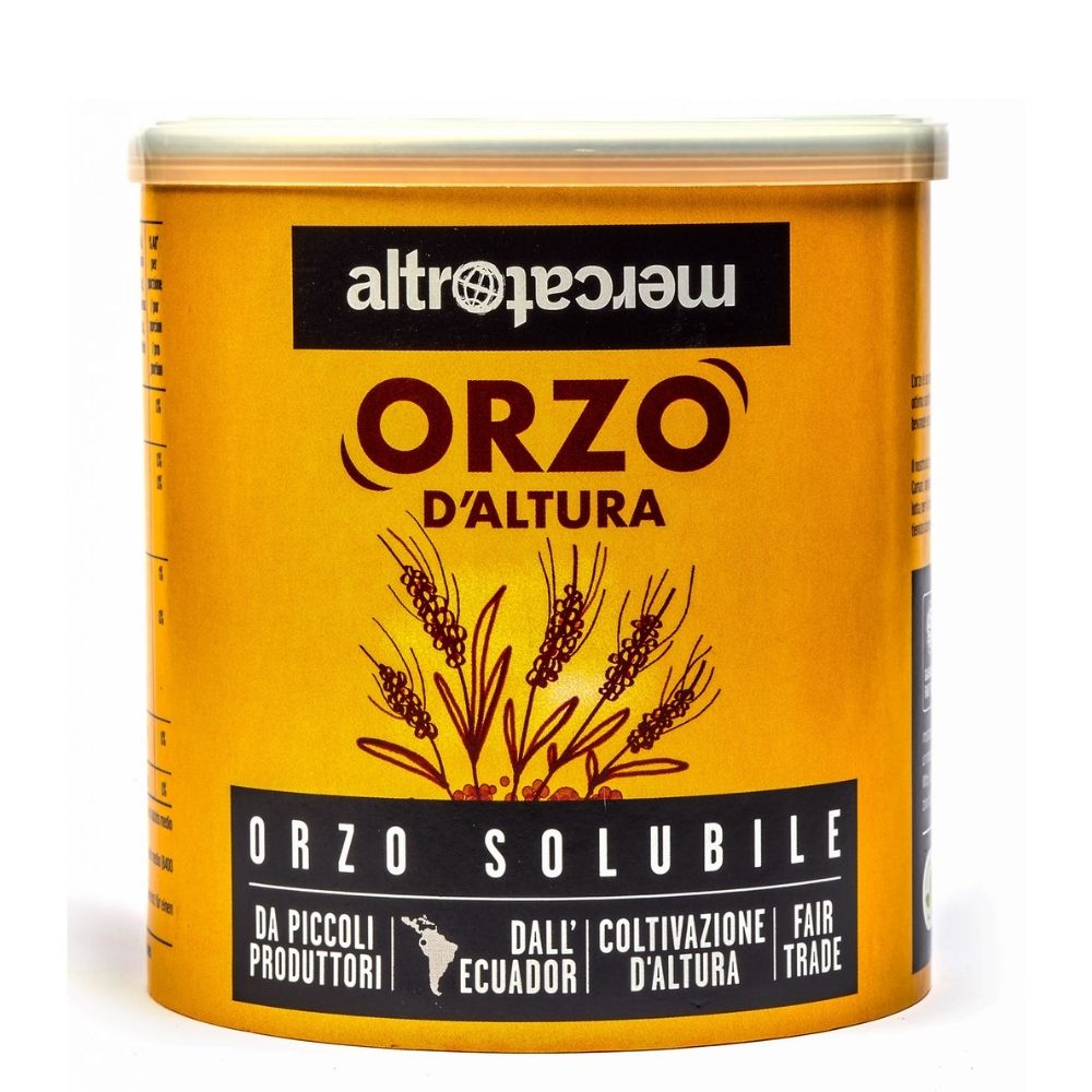 ORZO. Malta de cebada soluble de Comercio Justo