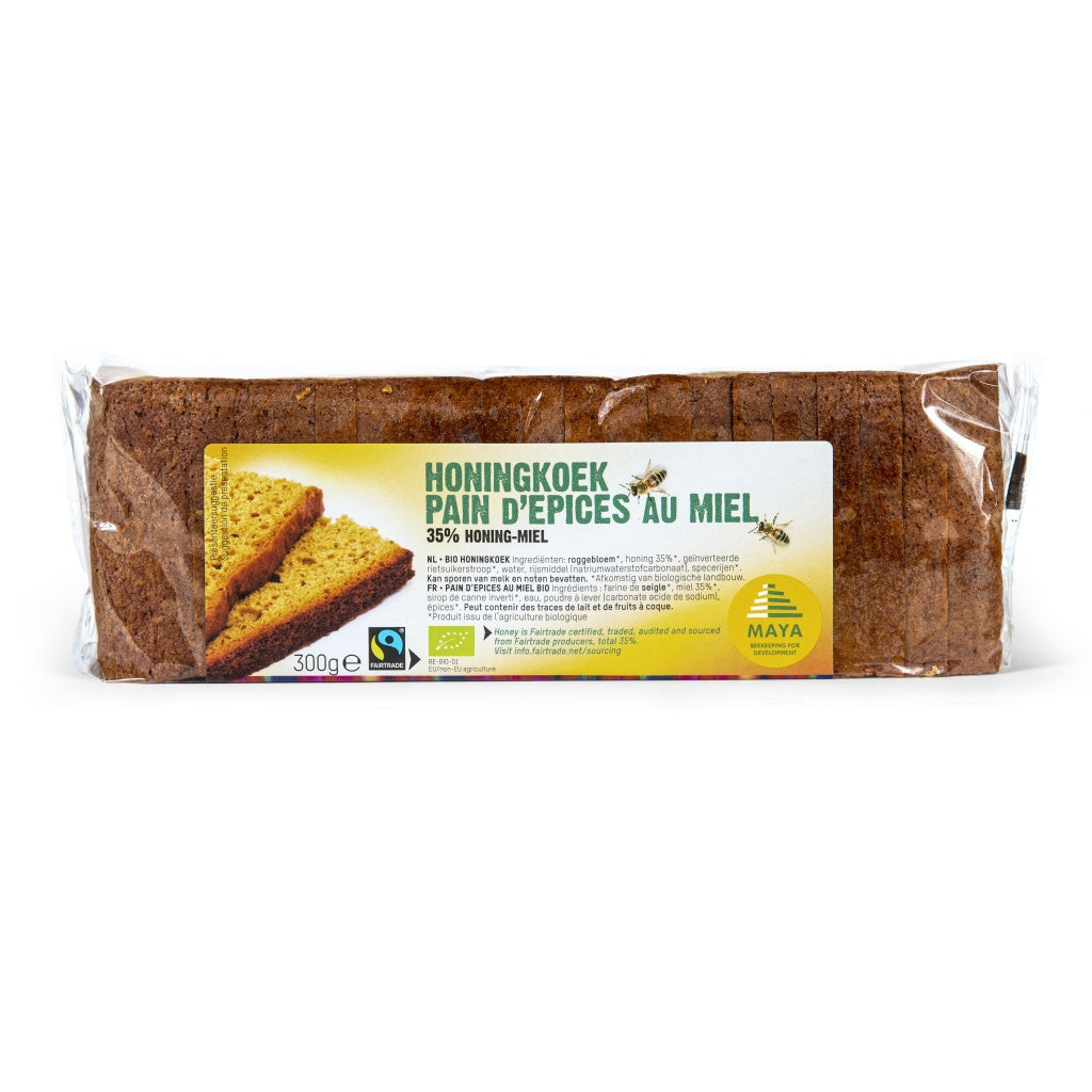 Pan de especias y miel ecológico y de Comercio Justo