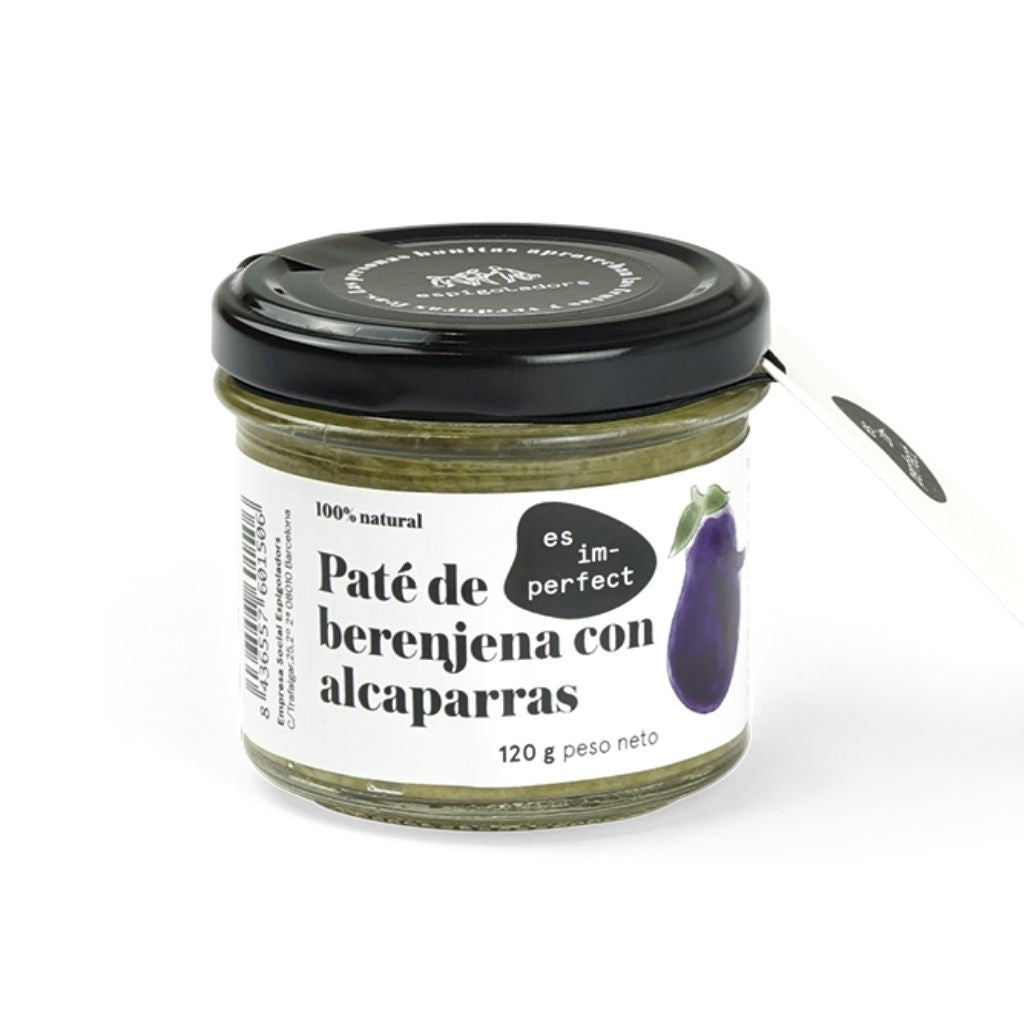 Paté de berenjena y alcaparras 