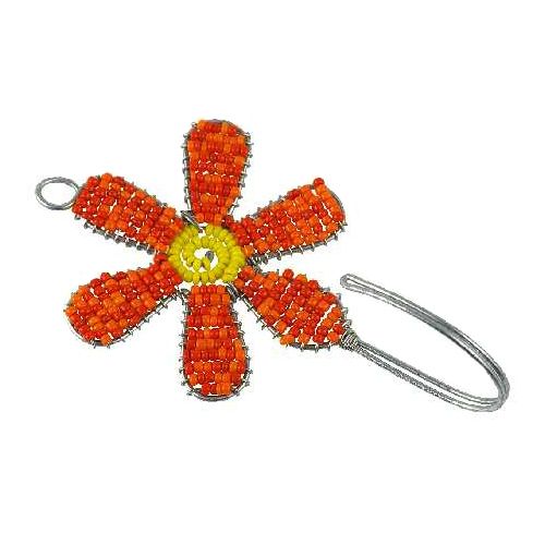 Perchita flor abalorios. Sudáfrica Comercio Justo