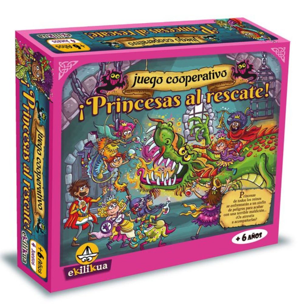 Juego cooperativo Ekilikua Princesas al Rescate