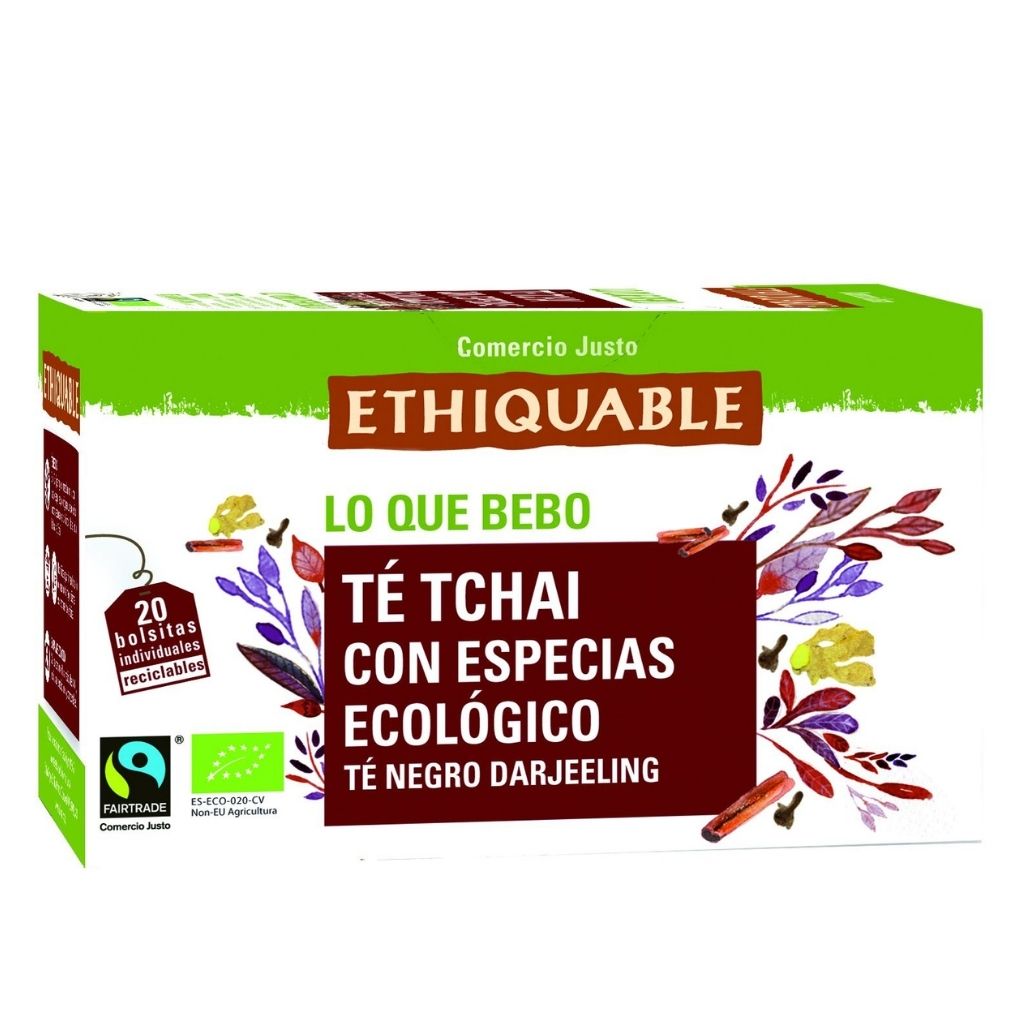 Té tchai con especias BIO y de Comercio Justo