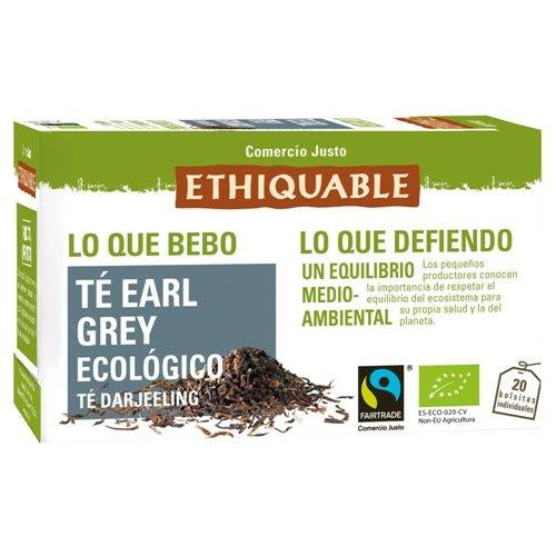 Té negro Earl Grey ecológico y de Comercio Justo